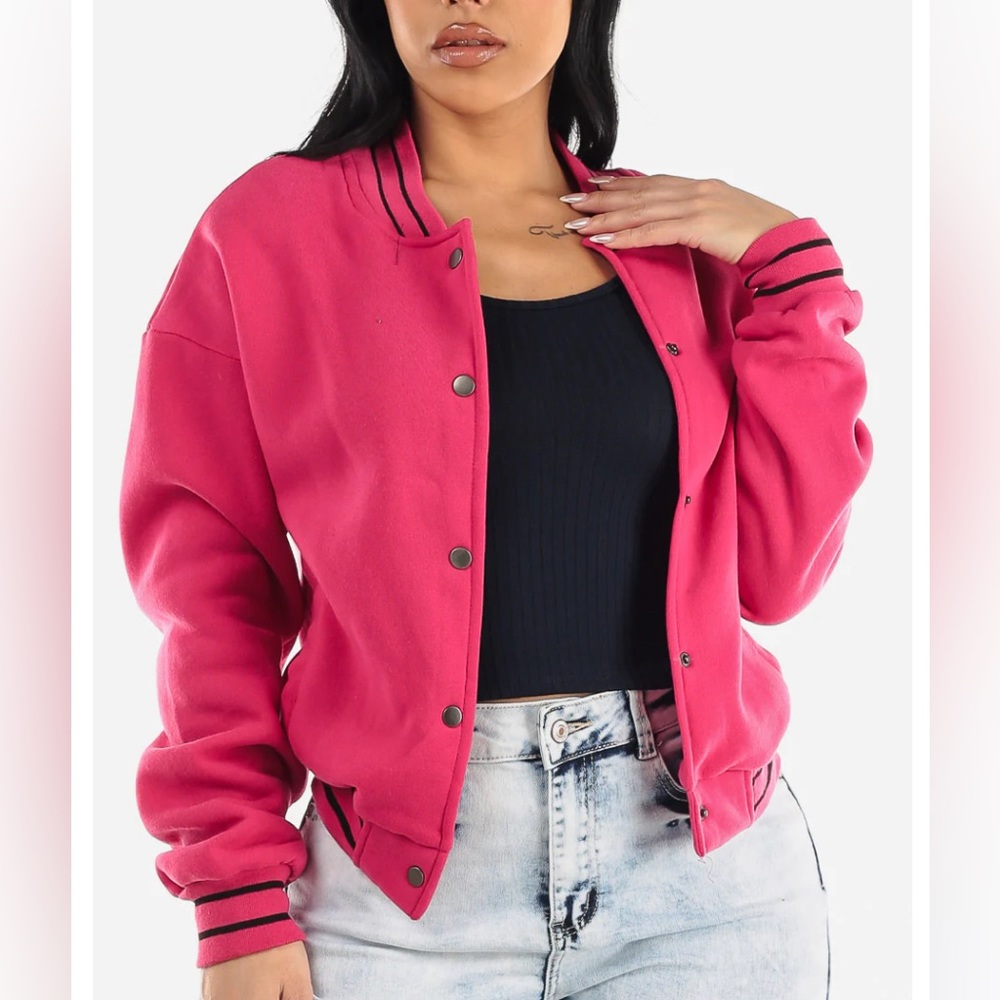 NEW Pink bomber Jacket